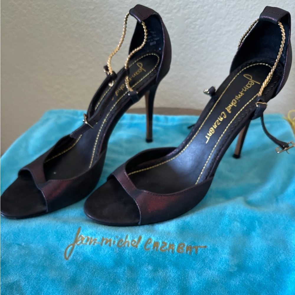 Jean-Michel Cazabat Purple-Black Heels